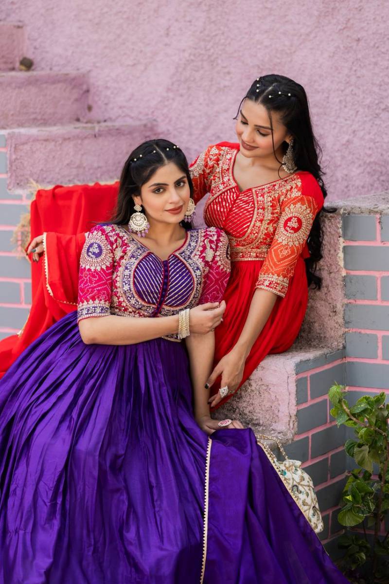 Luna Vol 22 Festive Wear Embroidered Gown With Dupatta Collection