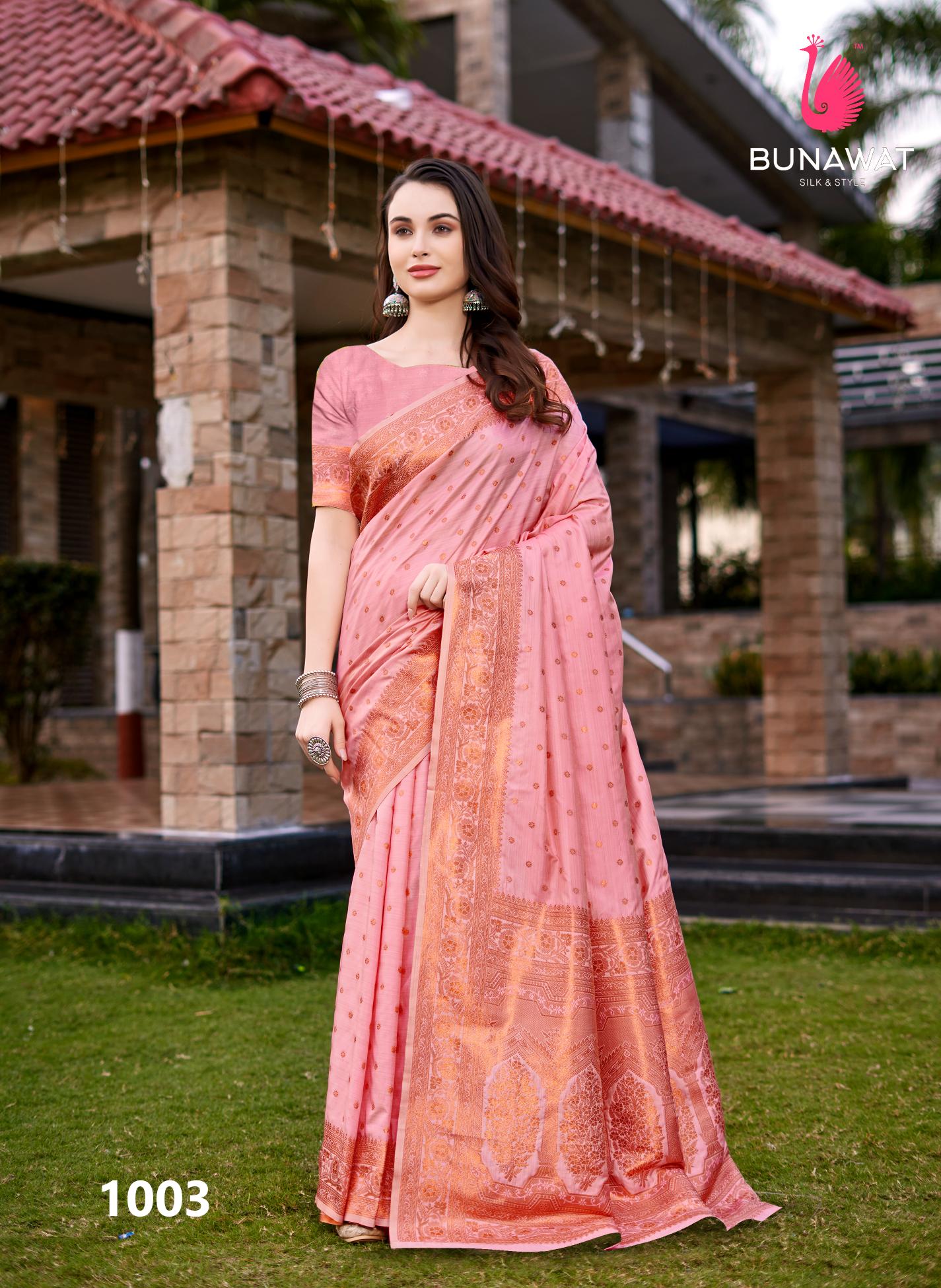 Bunawat Melody Silk Festival Wear Fancy Silk Sarees Collection