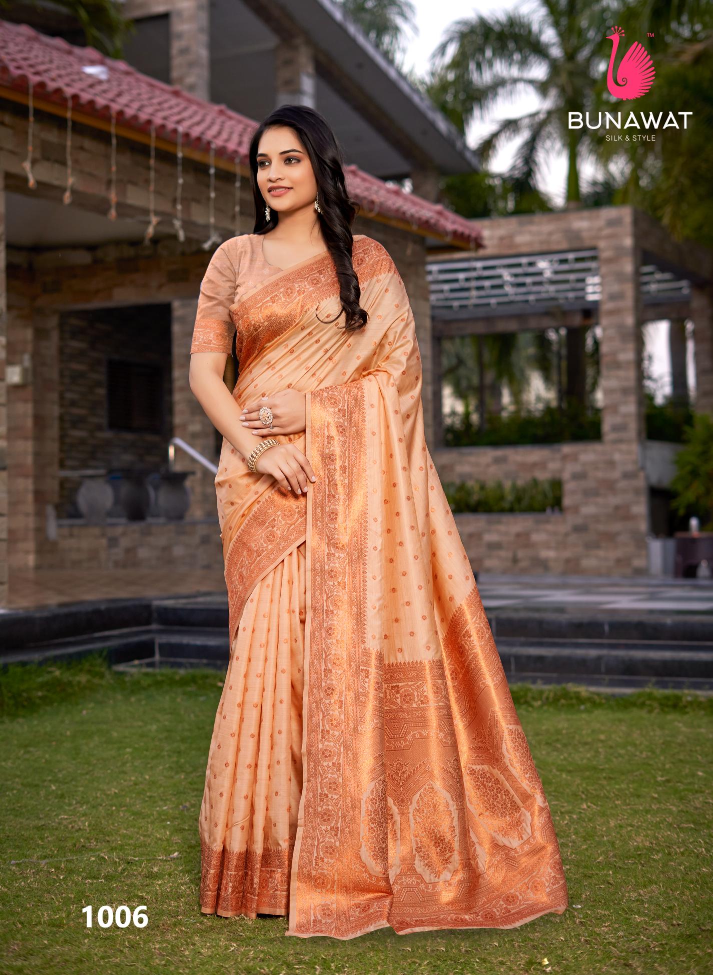 Bunawat Melody Silk Festival Wear Fancy Silk Sarees Collection