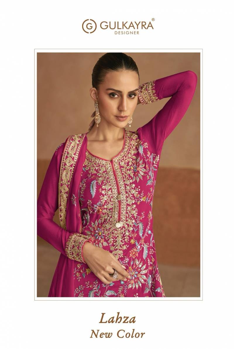 Gulkayra Lahza New Color Chinon Designer Salwar Suits Collection
