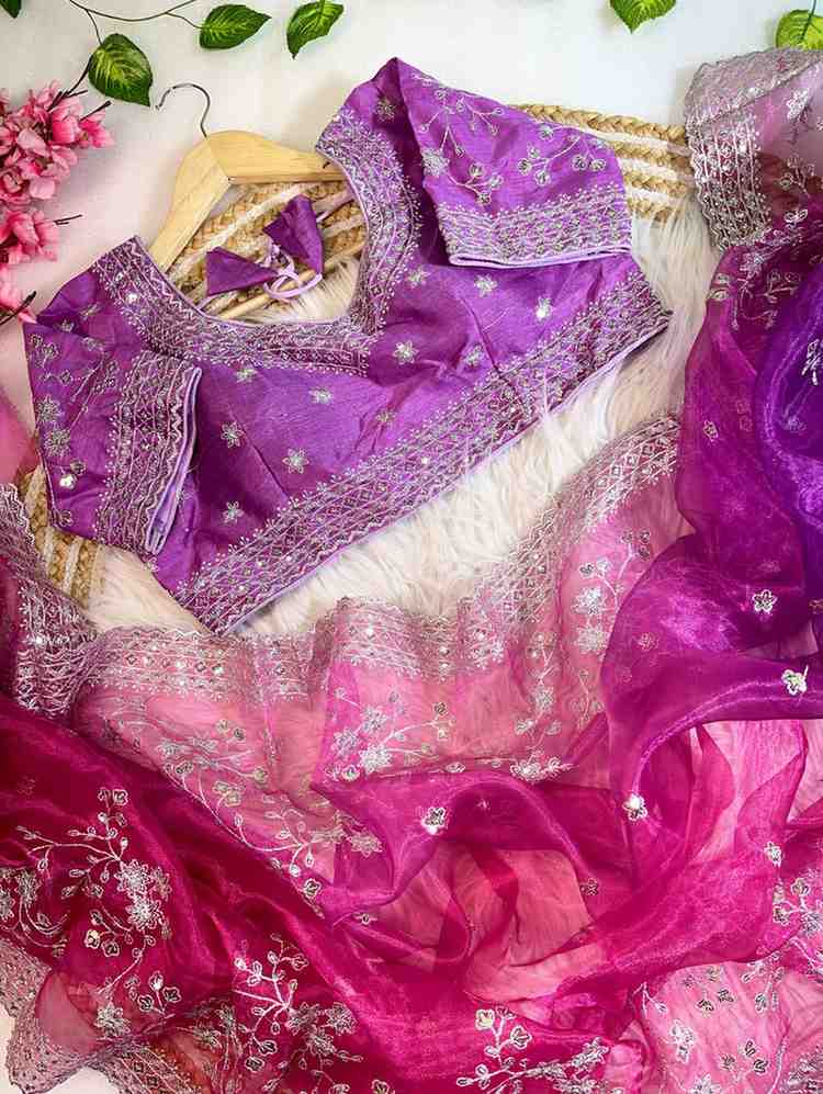 KC 140 Party Wear Organza Silk Saree Collection