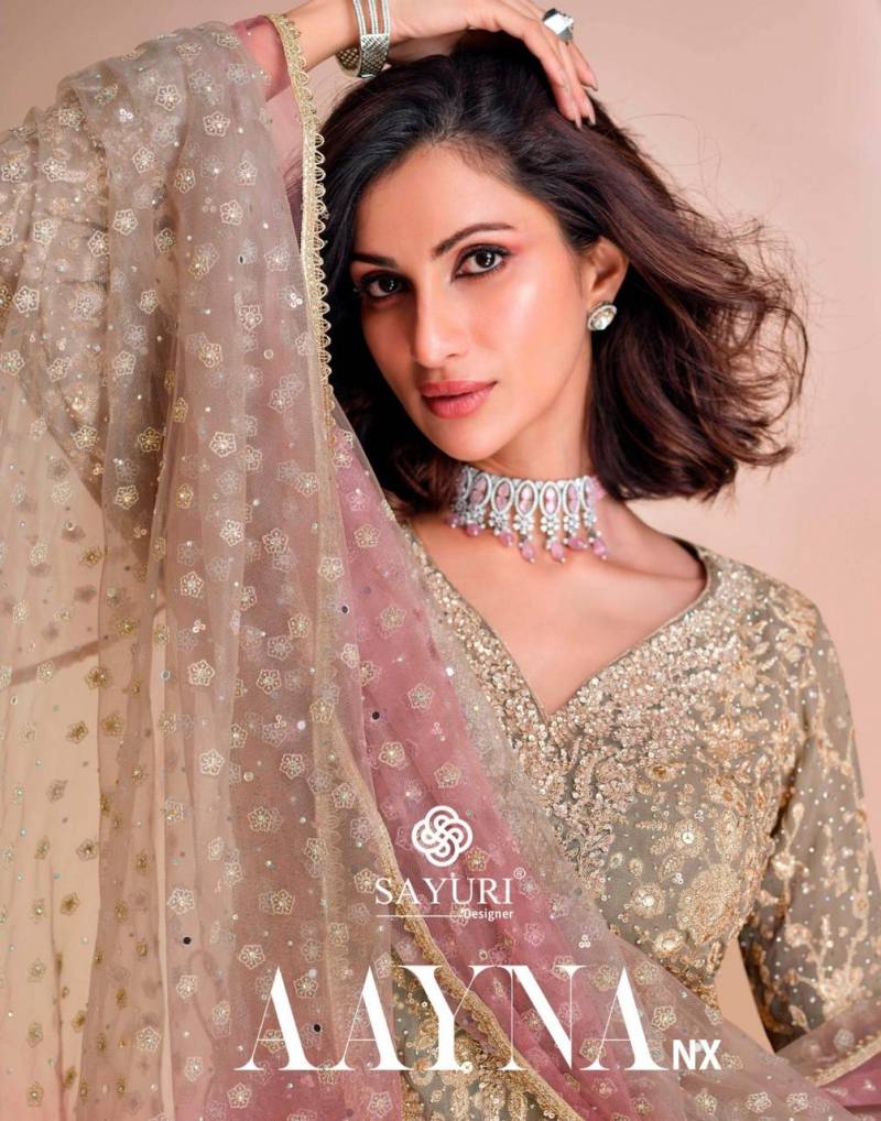 Sayuri Aayna Nx Georgette Designer Salwar Kameez Collection