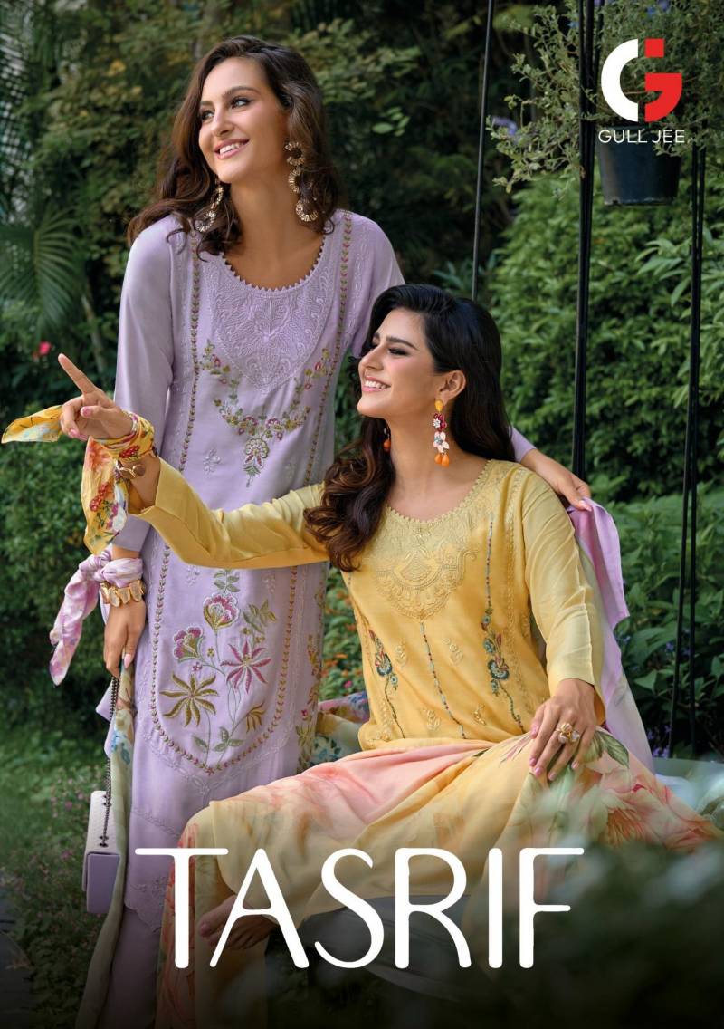 Gull Jee Tasrif Viscose Maslin Embroidered Salwar Kameez Collection
