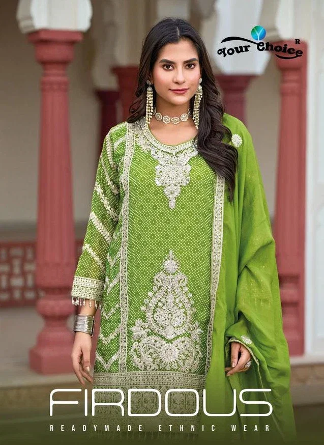 Your Choice Firdous Chinon Designer Salwar Kameez Collection