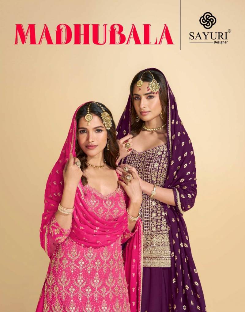 Sayuri Madhubala Georgette Designer Lehenga Choli Collection
