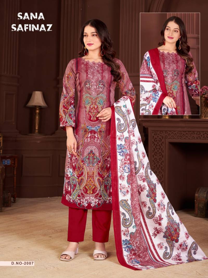 Ganesha Sana Safinaz Vol 02 Karachi Cotton Dress Material Collection