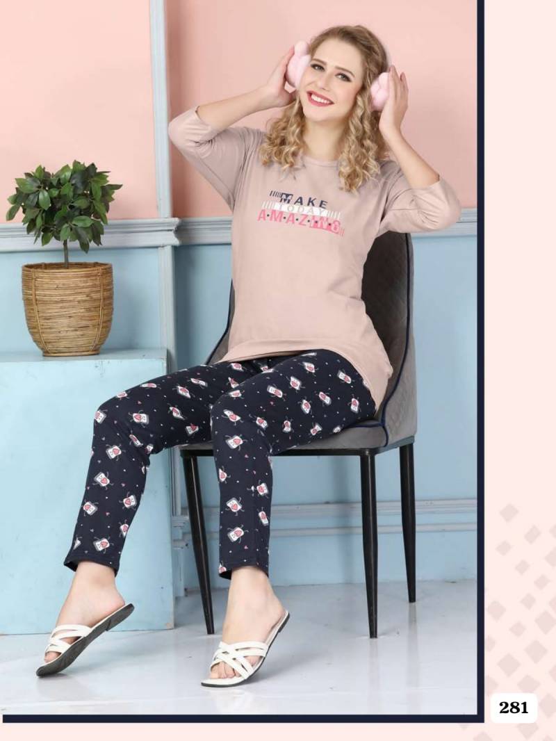 Summer Special Vol Dn 281 Hosiery Cotton Night Suits Collection
