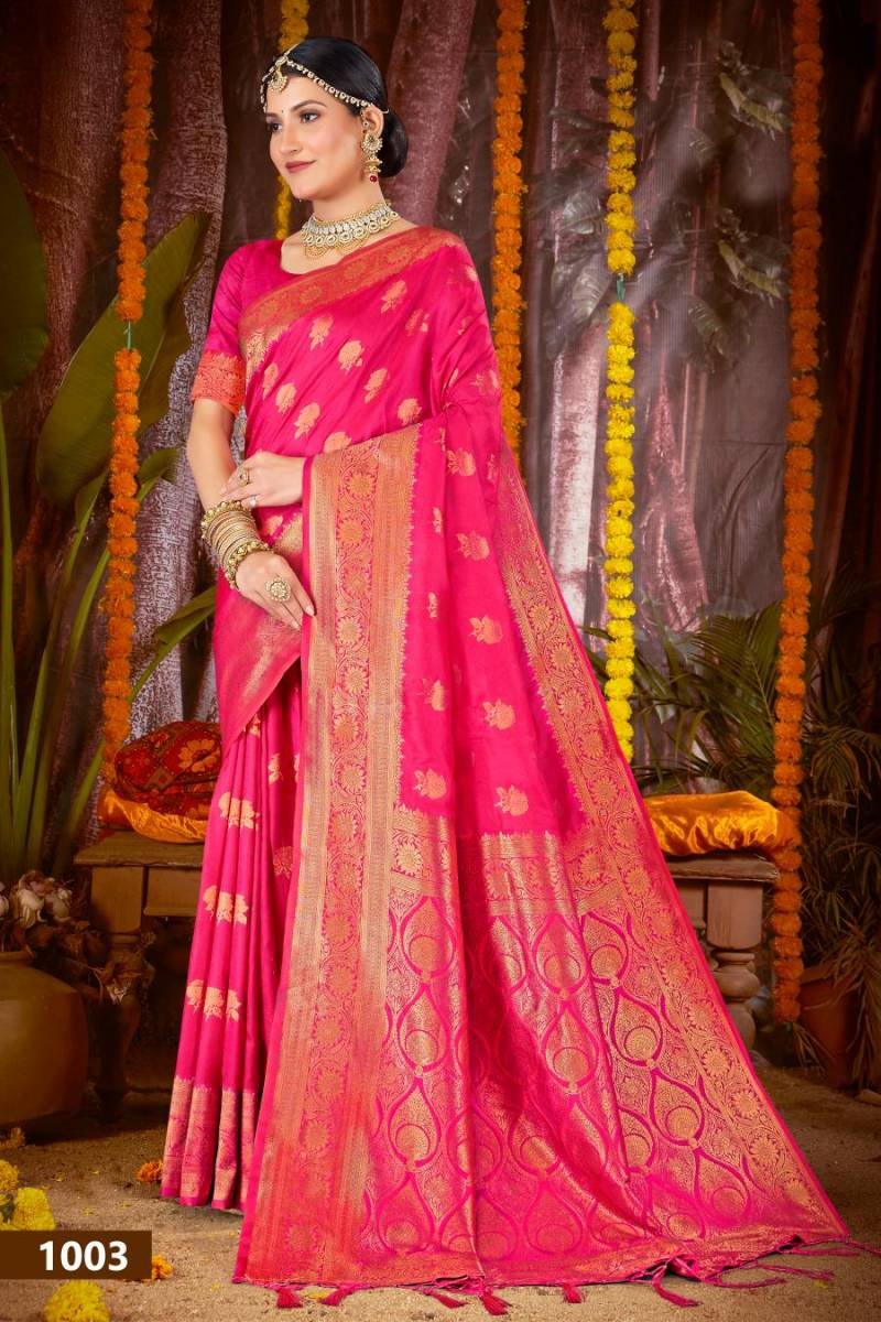 Bunawat Pink Villa Vol 2 Latest Designer Silk Saree Collection