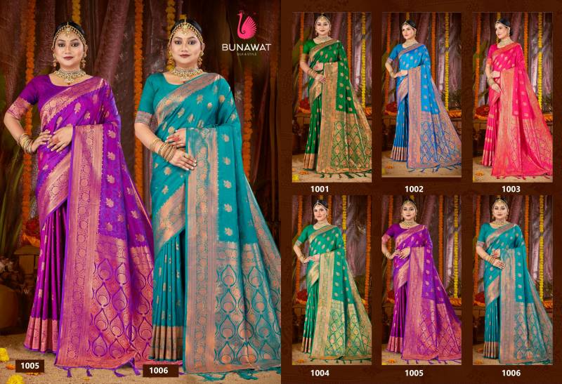 Bunawat Pink Villa Vol 2 Latest Designer Silk Saree Collection
