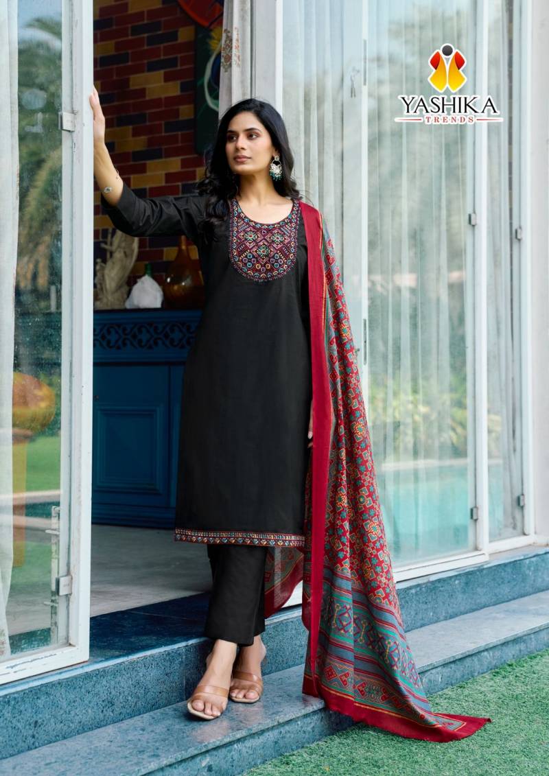 Yashika Shanaya Cotton Fancy Dress Material Collection