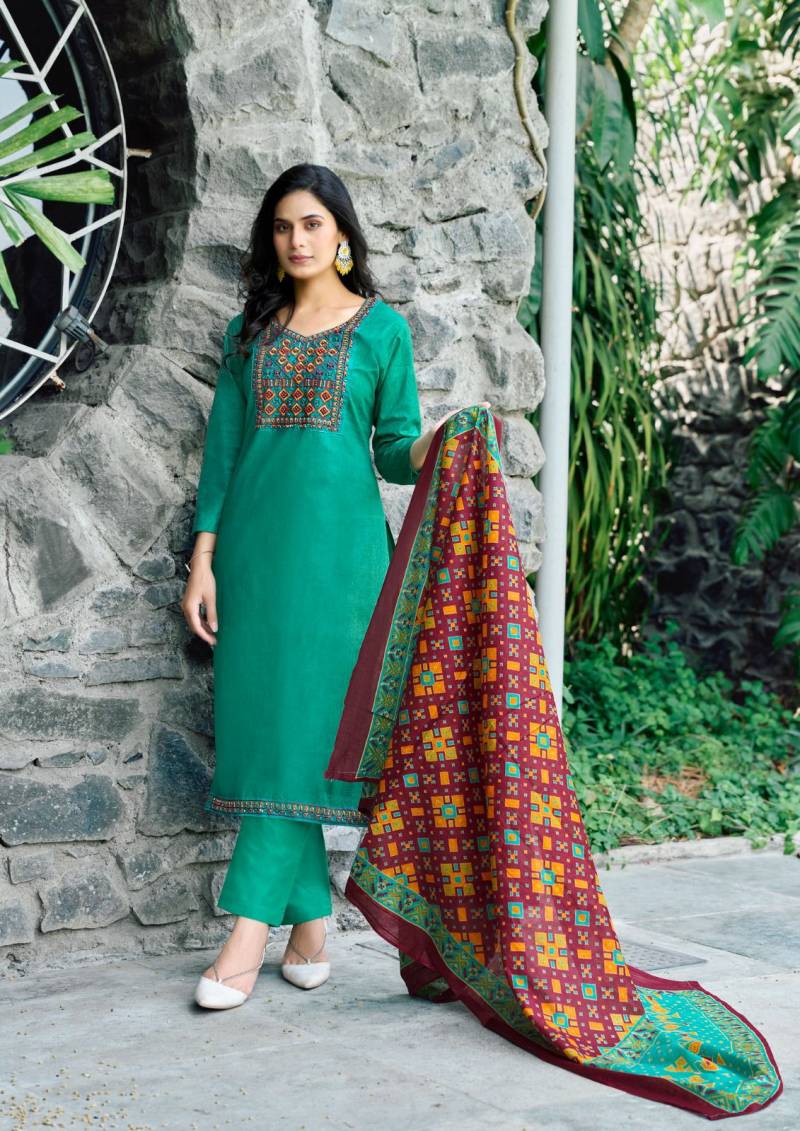 Yashika Shanaya Cotton Fancy Dress Material Collection