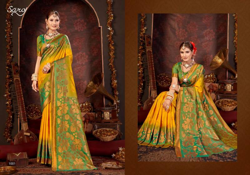 Saroj Sambhavi Silk Vol 3 Latest Designer Wedding Wear Silk Saree Collection