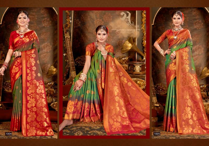 Saroj Sambhavi Silk Vol 3 Latest Designer Wedding Wear Silk Saree Collection