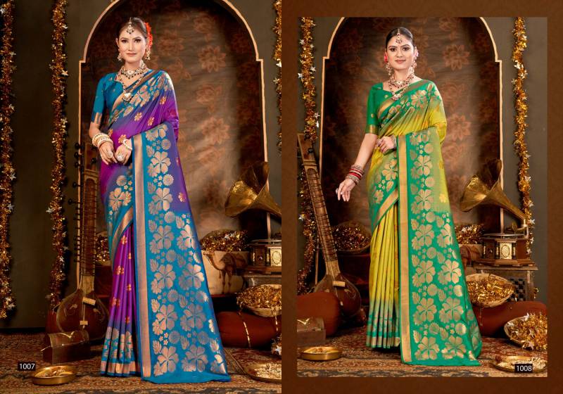 Saroj Sambhavi Silk Vol 3 Latest Designer Wedding Wear Silk Saree Collection
