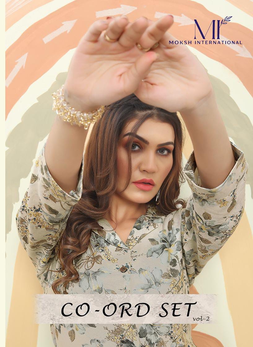 Moksh International Co-ord Set Vol 2 Rayon Printed Collection