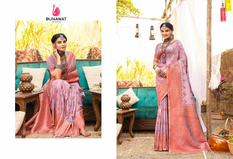 Bunawat Sahaj Silk Designer Festival Wear Silk Sarees Collection