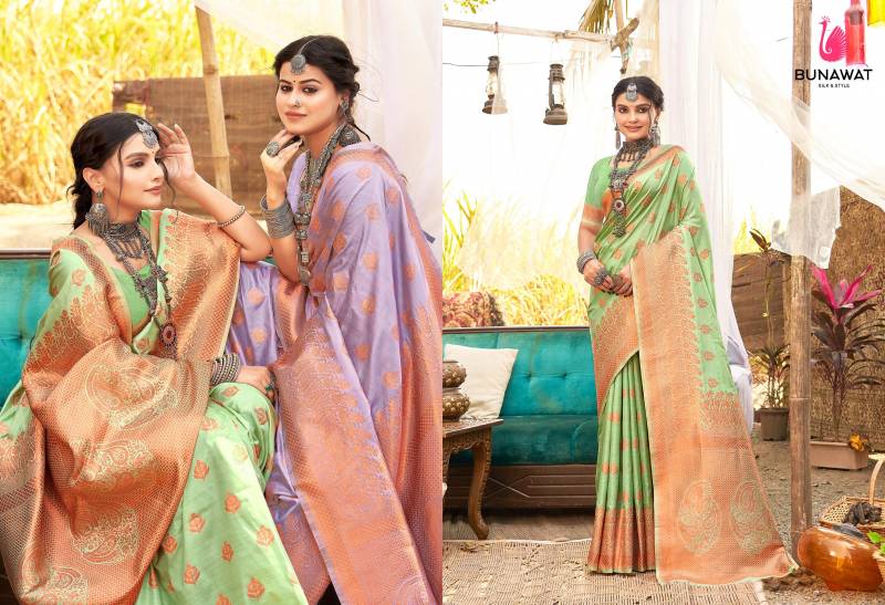 Bunawat Sahaj Silk Designer Festival Wear Silk Sarees Collection