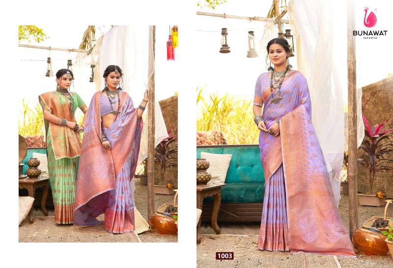 Bunawat Sahaj Silk Designer Festival Wear Silk Sarees Collection
