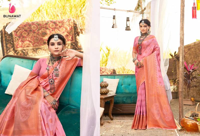 Bunawat Sahaj Silk Designer Festival Wear Silk Sarees Collection