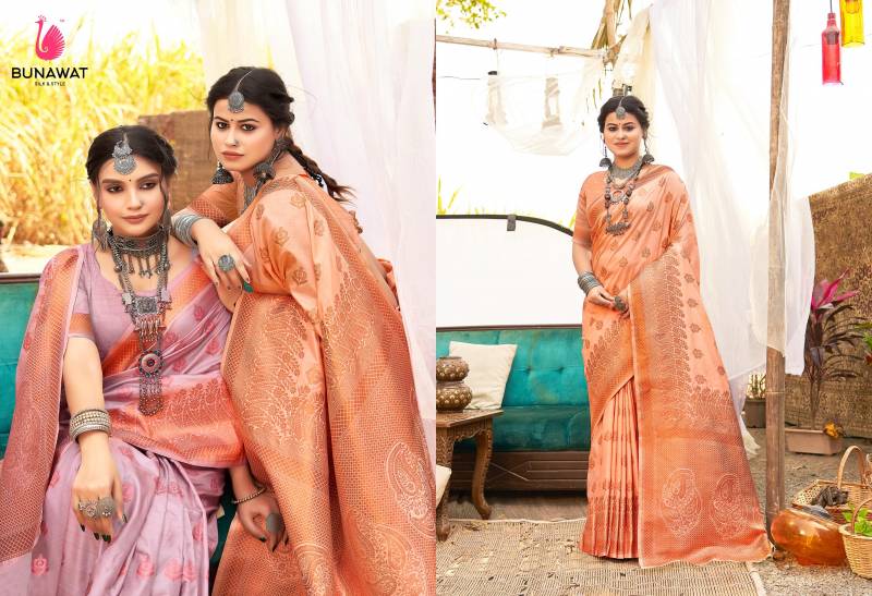 Bunawat Sahaj Silk Designer Festival Wear Silk Sarees Collection