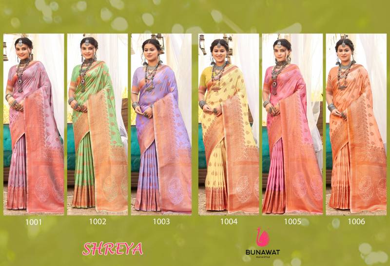 Bunawat Sahaj Silk Designer Festival Wear Silk Sarees Collection