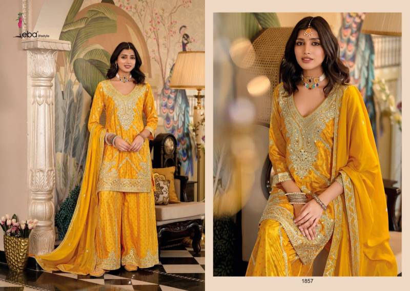Eba Sangam Chinon Digital Printed Salwar Kameez Collection