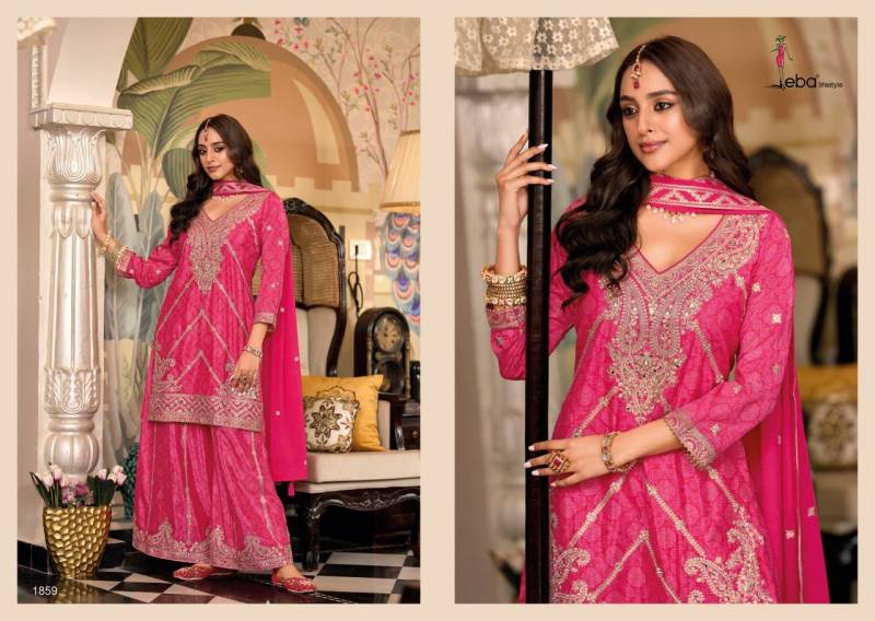 Eba Sangam Chinon Digital Printed Salwar Kameez Collection