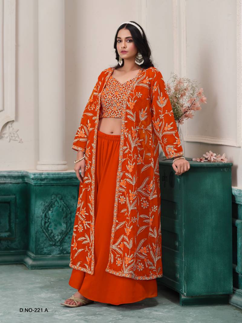 Aanaya Vol 221 Georgette Designer Indo Western Collection