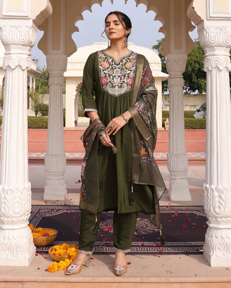 Jf 2108 11 Printed Cotton Silk Readymade Dress Collection
