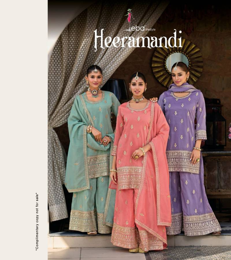 Eba Heeramandi Shimmer Embroidered Salwar Kameez Collection