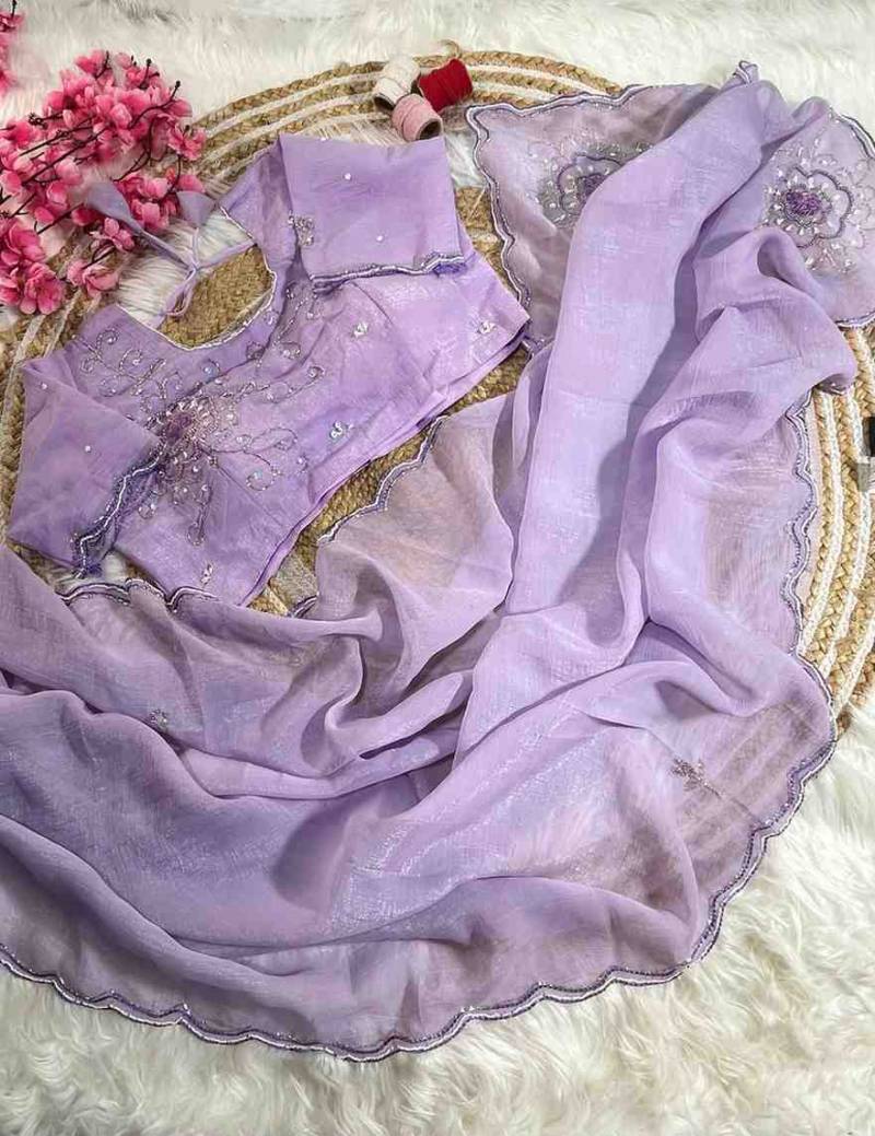Kc 142 Silk Embroidered Festive Wear Saree Collection