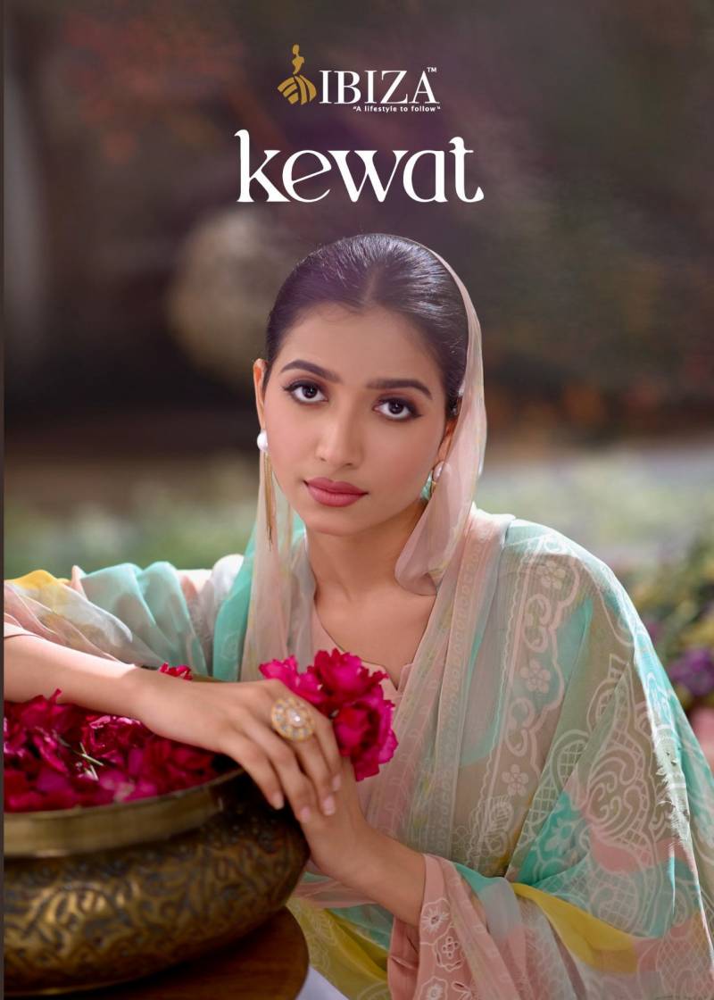 Ibiza Kewat Linen Khadi Printed Salwar Kameez Collection