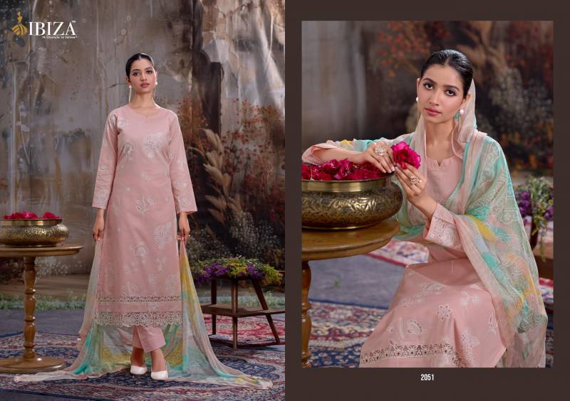 Ibiza Kewat Linen Khadi Printed Salwar Kameez Collection