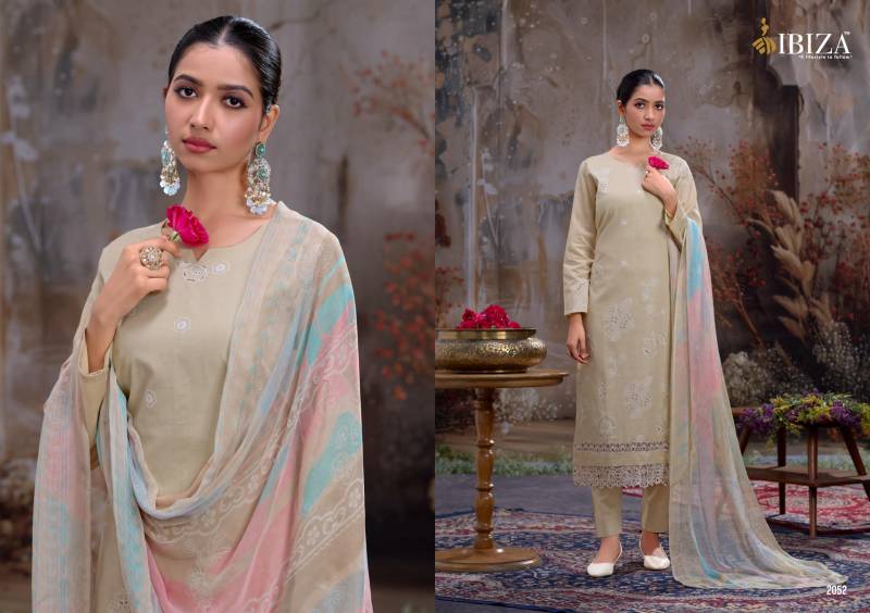 Ibiza Kewat Linen Khadi Printed Salwar Kameez Collection