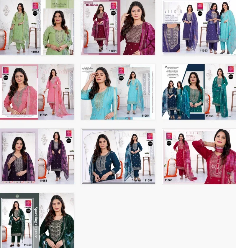 Bhagwati Simran Vatican Kurti Bottom With Dupatta Collection