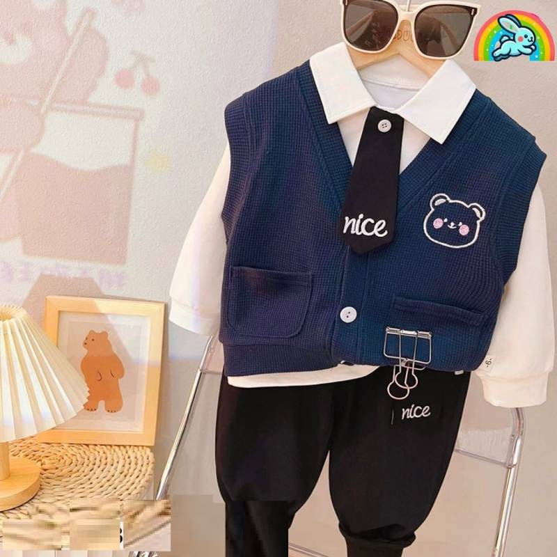 Little Baby 3523 Kids Cotton Shirt With Pant