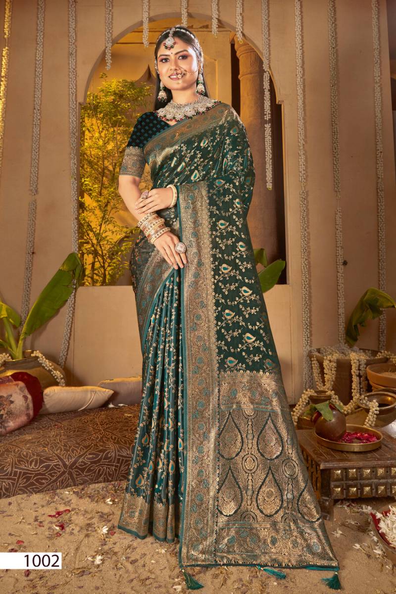 Saroj Krishnaleela Satin Saroski Vol 2 Silk Saree Collection