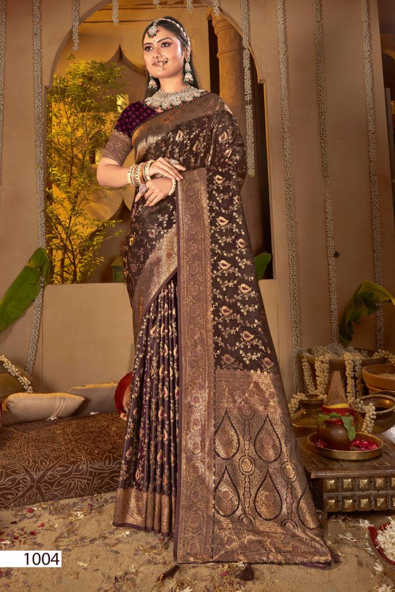 Saroj Krishnaleela Satin Saroski Vol 2 Silk Saree Collection