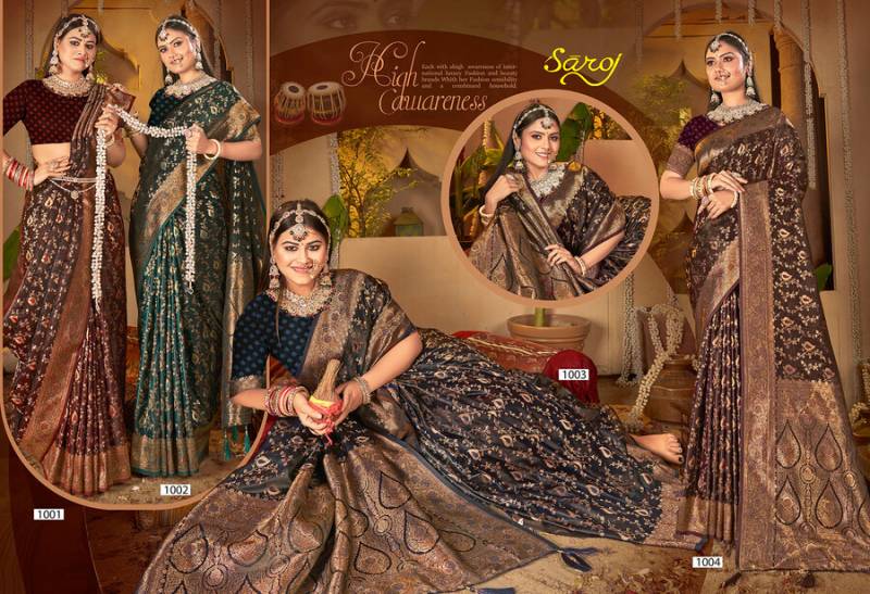Saroj Krishnaleela Satin Saroski Vol 2 Silk Saree Collection