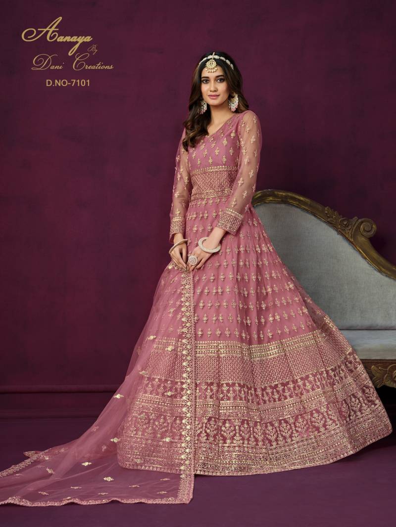 Aanaya Vol 171 Net Designer Salwar Kameez Collection