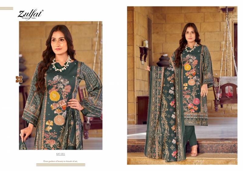 Zulfat Sangini Vol 6 Jam Cotton Fancy Dress Material Collection