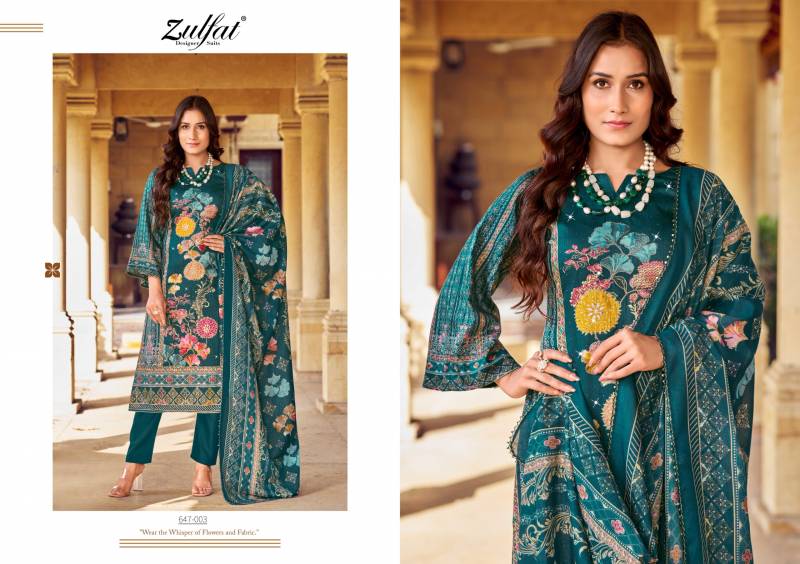 Zulfat Sangini Vol 6 Jam Cotton Fancy Dress Material Collection