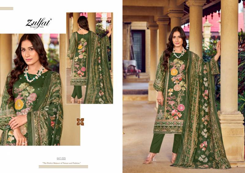 Zulfat Sangini Vol 6 Jam Cotton Fancy Dress Material Collection