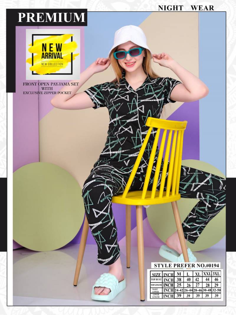 Summer Special Vol At 0194 Hosiery Cotton Night Suits Collection