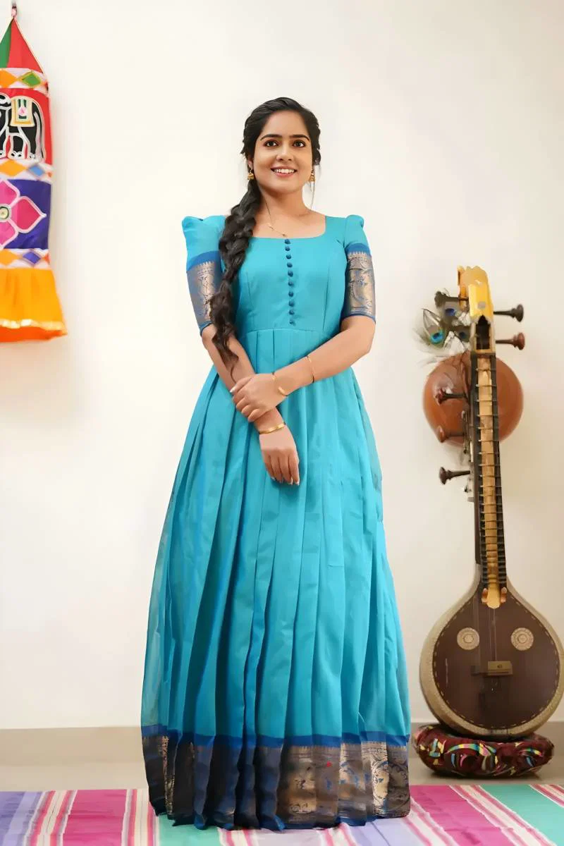 Hiba Long Gown 1 Cotton Traditional Wear Gown Collection