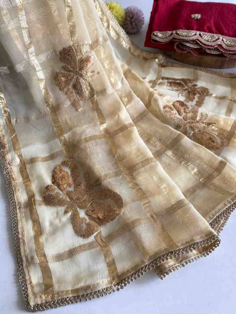 Kc 3093 Designer Organza Party Wear Saree Collection