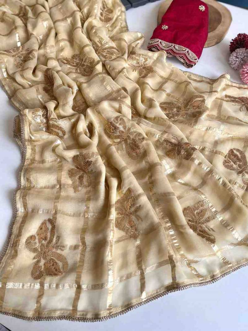 Kc 3093 Designer Organza Party Wear Saree Collection
