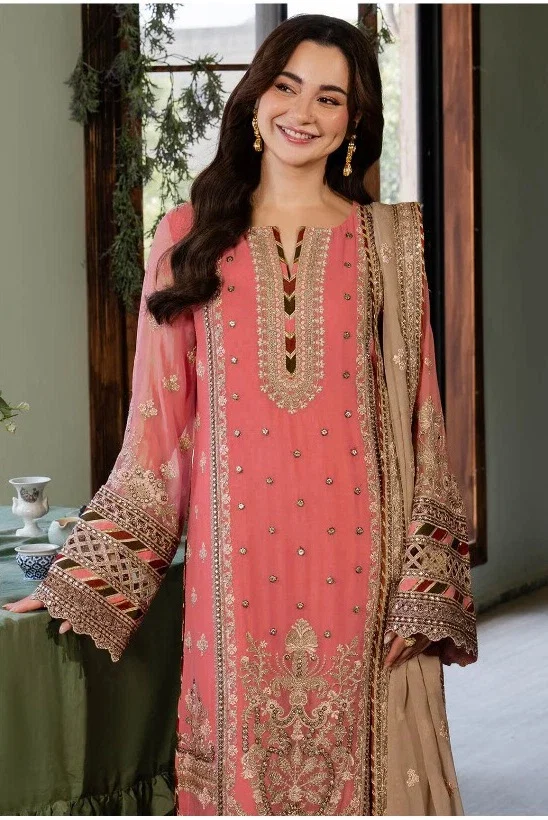 Super Hit Pakistani 1301 A to D Embroidered Georgette Suits Collection