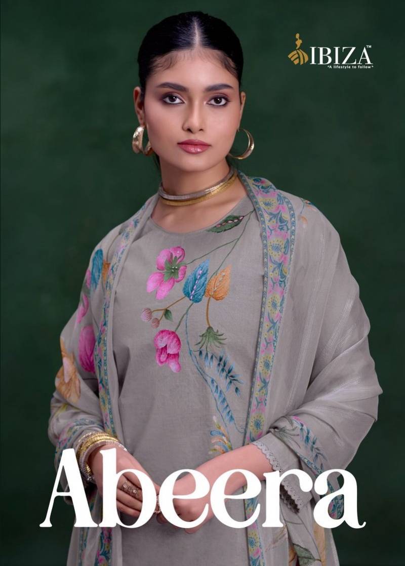 Ibiza Abeera Digital Printed With Handwork Salwar Kameez Collection