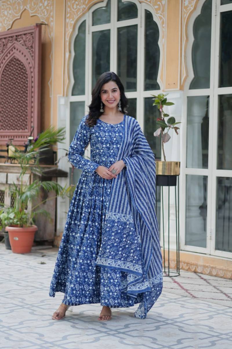 Luna Vol 27 Cotton Printed Kurti Bottom With Dupatta Collection